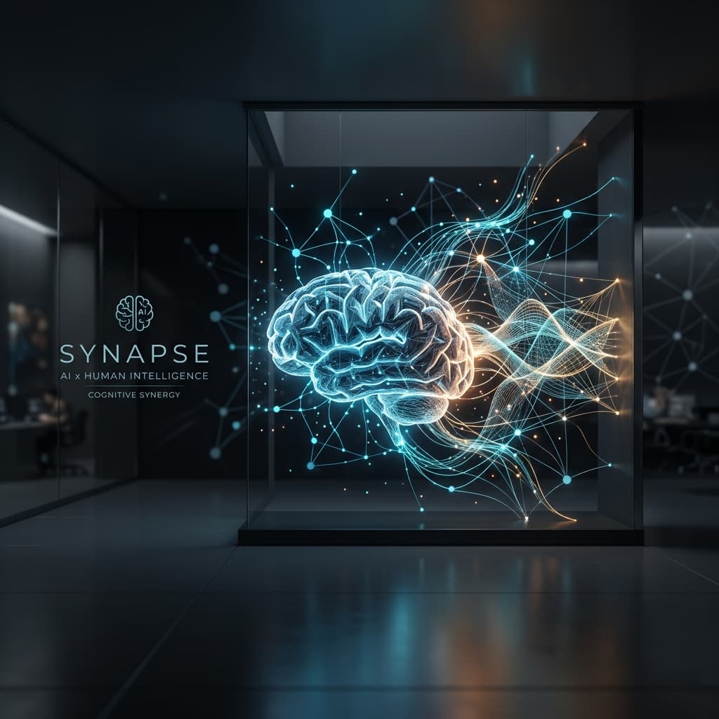AI and Human Intelligence Synergy Graphic